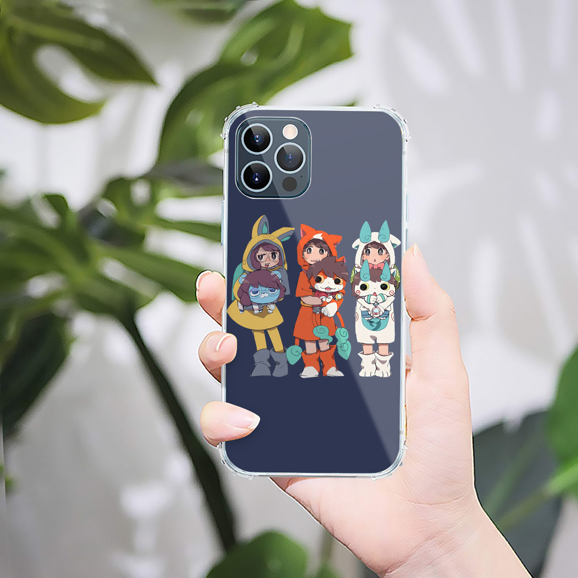（画像用） 妖怪ウォッチ Yo-kai Watch 【iPhone 12シリーズ対応】透明スマホケース（クリアソフトケース）